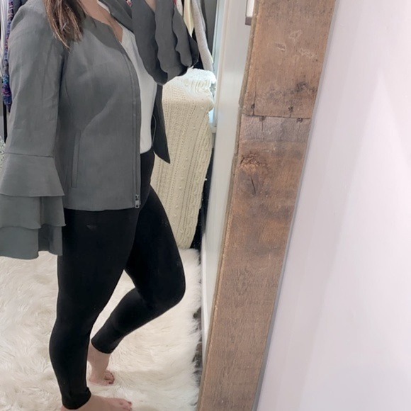 Banana Republic grey blazer jacket size 6 - Picture 3 of 7